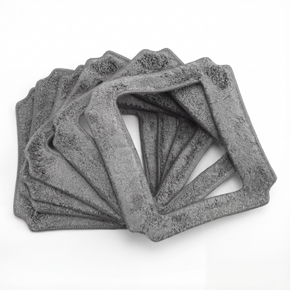 Lingettes de nettoyage en microfibre carrées 21 × 21 cm